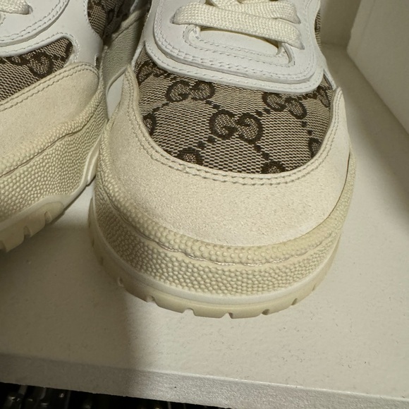 GUCCI RE-WEB MIX MEDIA WOMEN’S SNEAKERS - Picture 12 of 16